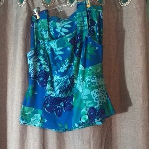 Tropical skirt set